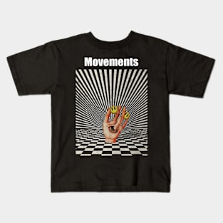 Illuminati Hand Of Movements Kids T-Shirt